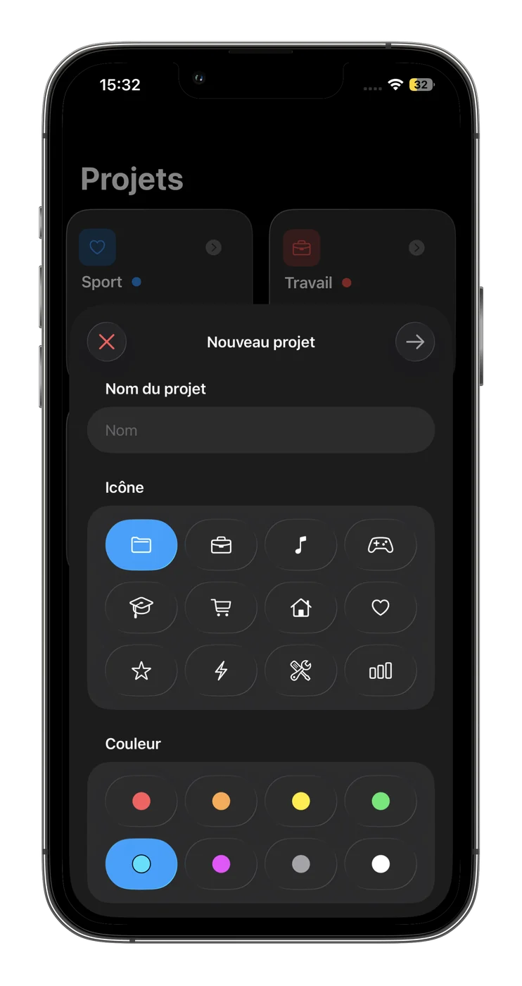 Capture d’écran de Tasks
